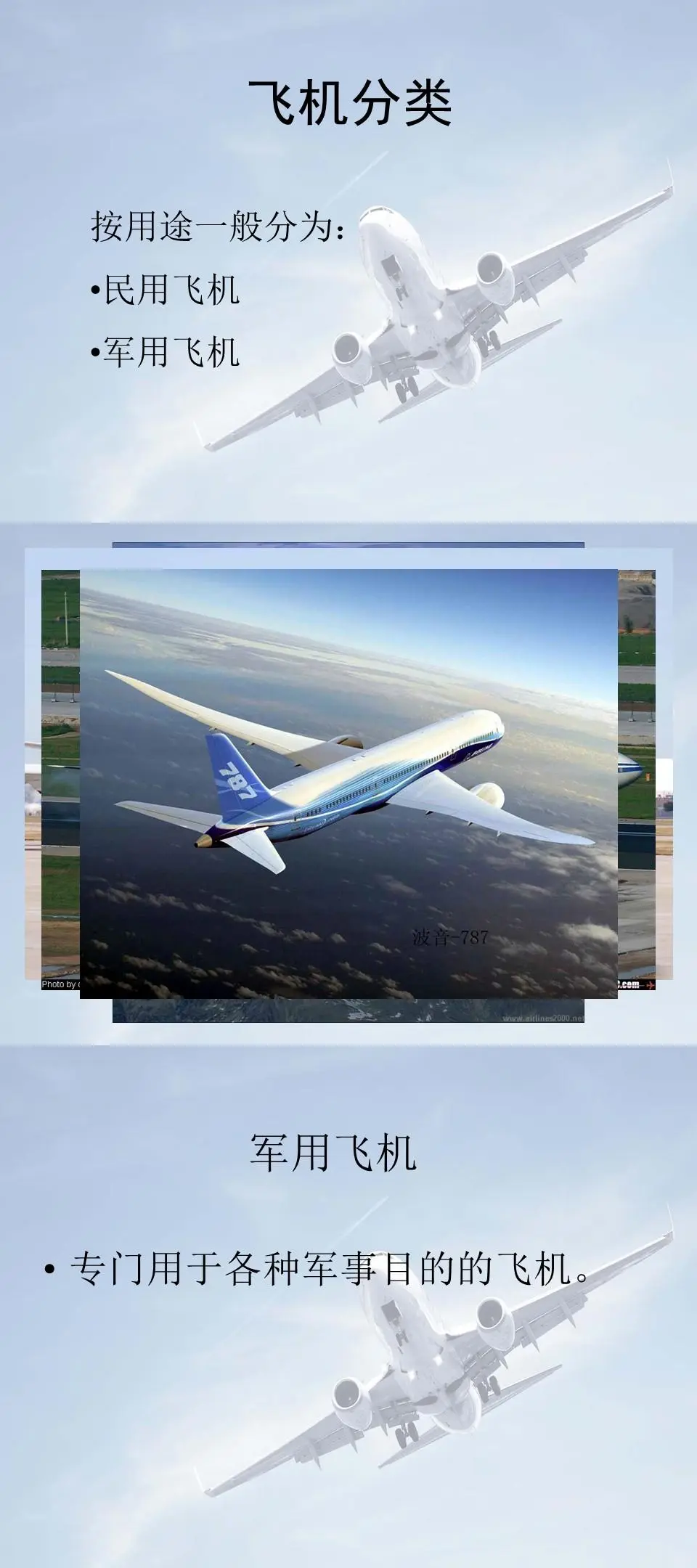 带小朋友一起认识飞机吧|飞机知识科普63页