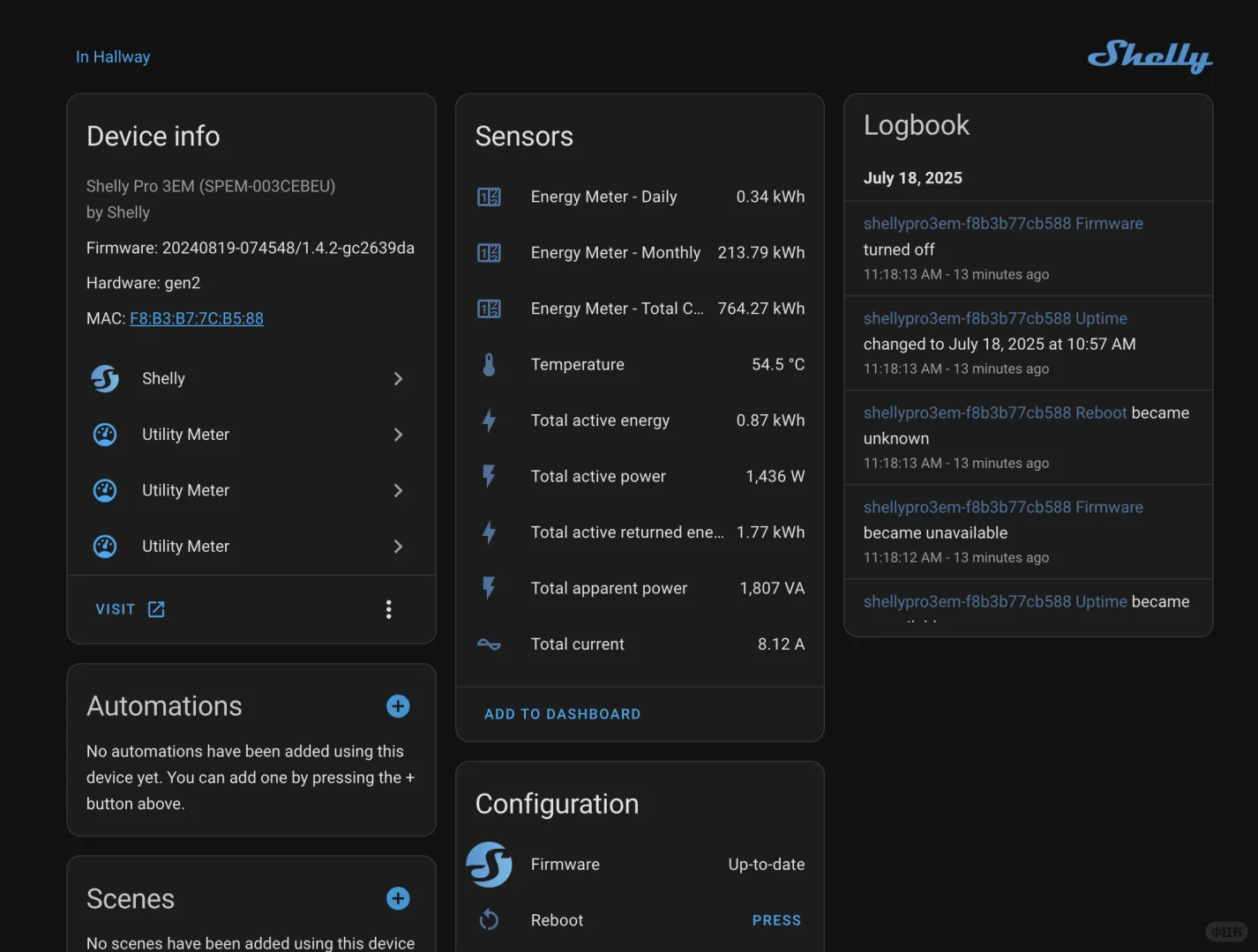 家里的电力监控新成员