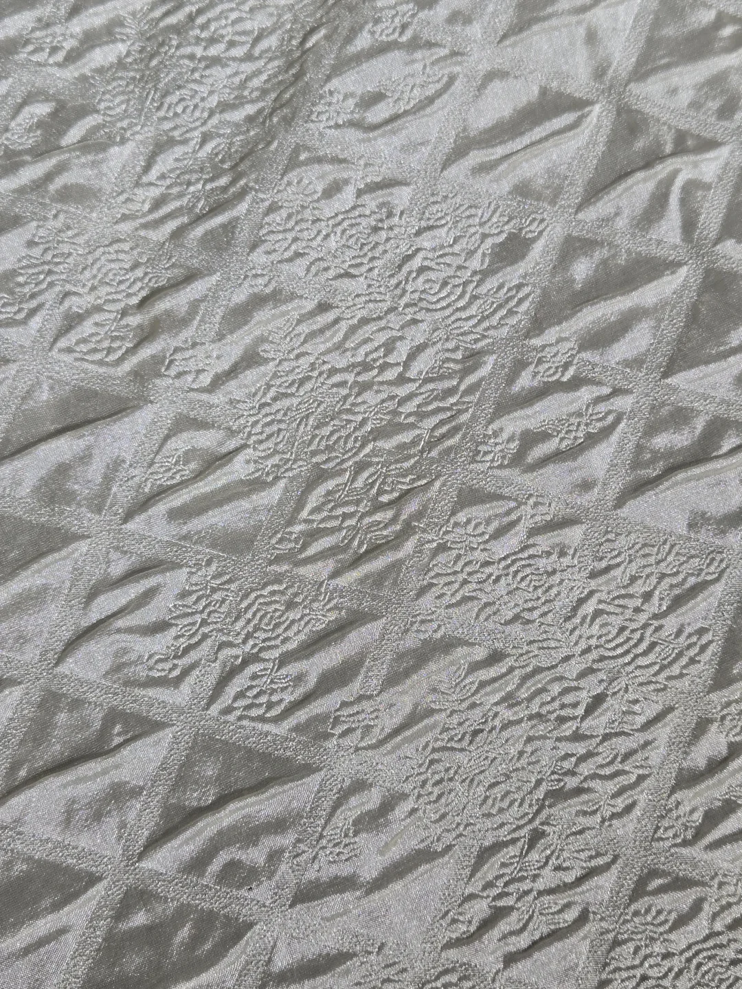 ?小众面料分享：褶皱浮雕提花