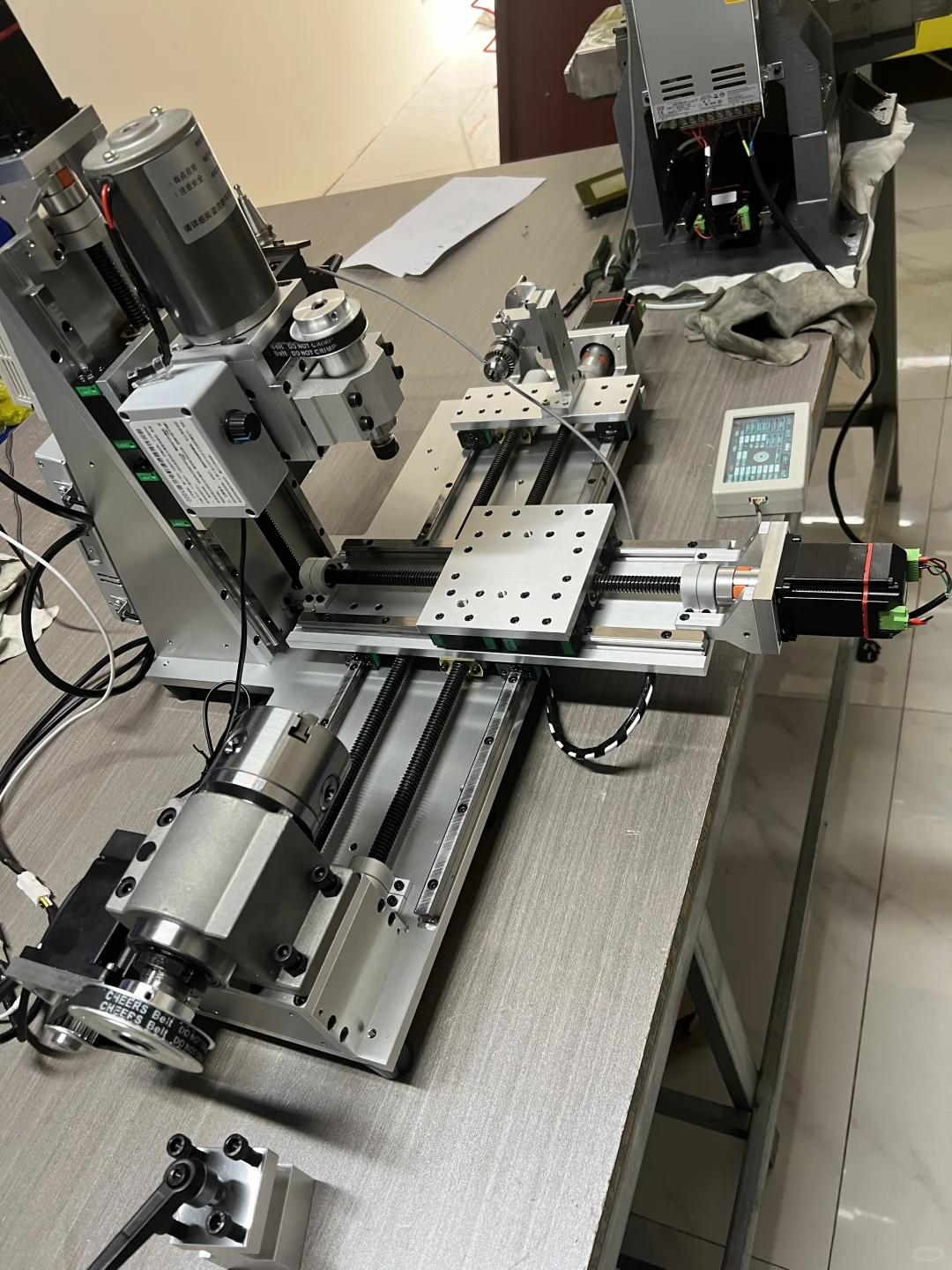 看看加长版车铣钻能做些什么呢