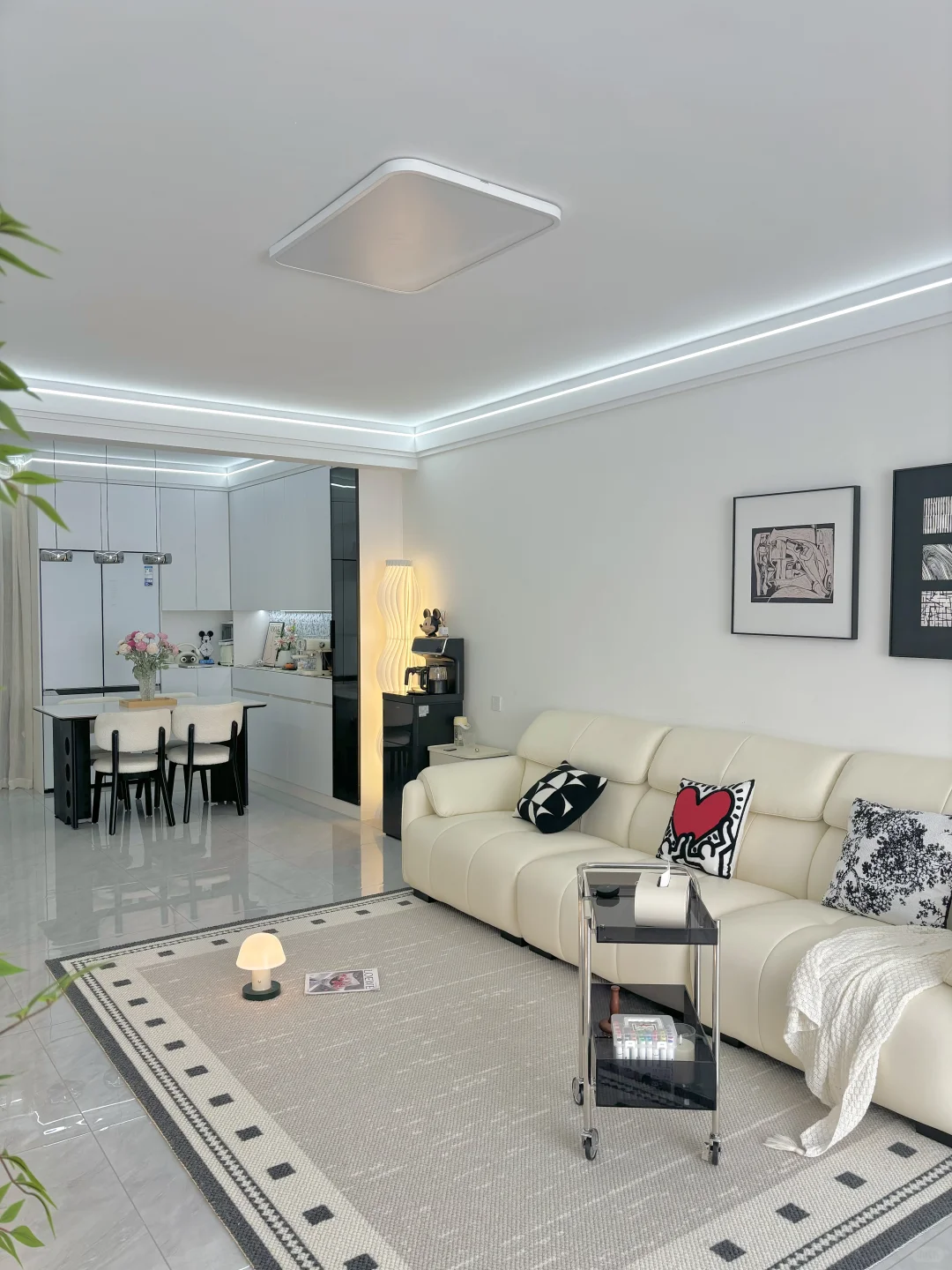 90平的小家通刷乳胶漆效果真的很哇塞?