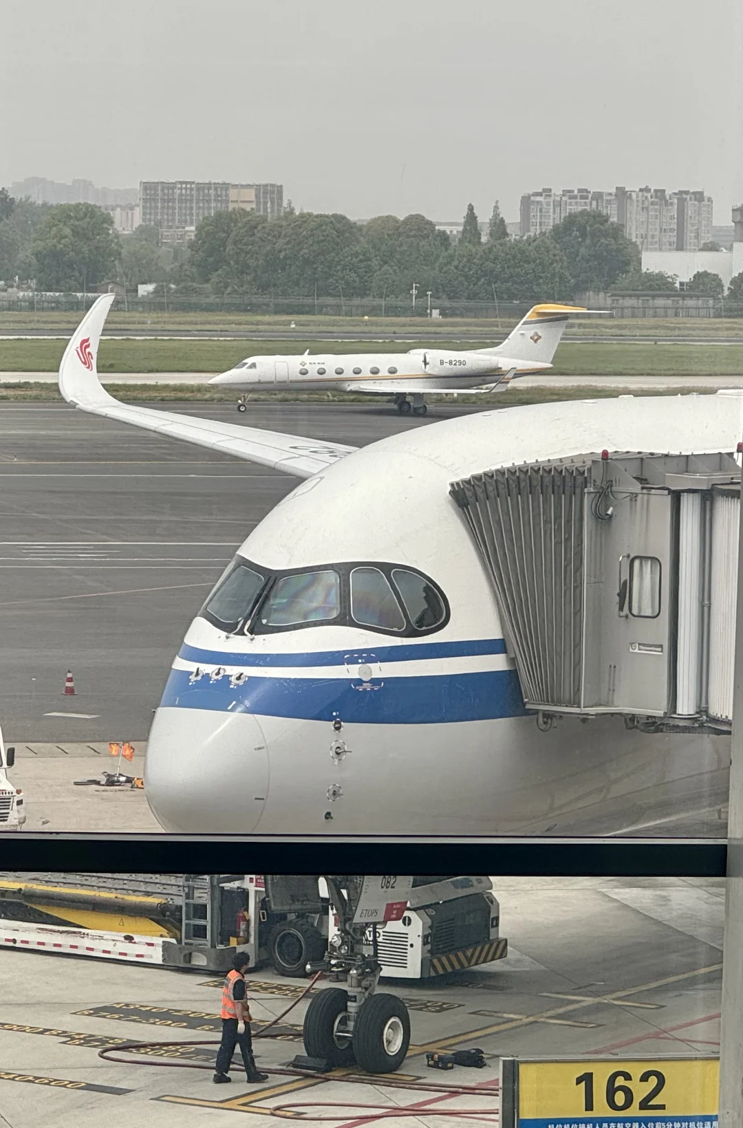 国航宽体打卡第一程：A350