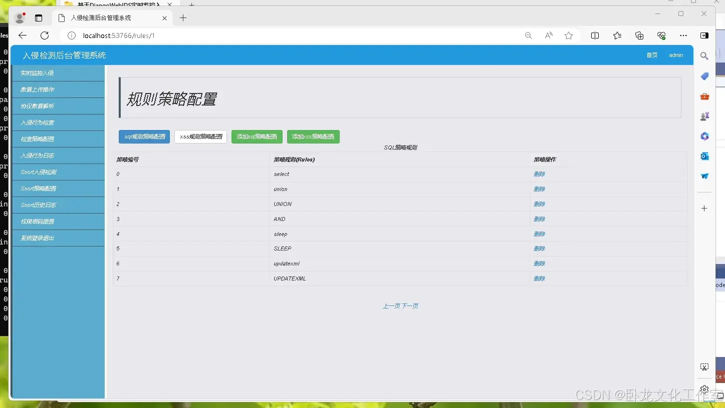 恶意流量监控系统(源码+lw+部署文档+讲解)
