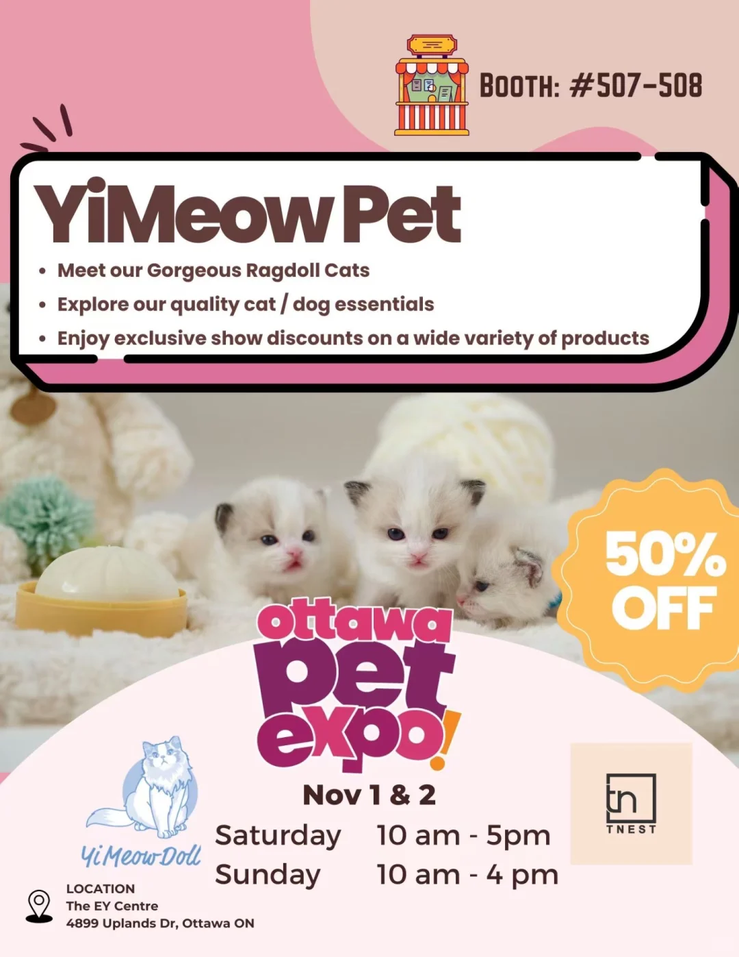 渥太华一年一度的宠物展来啦！家长们冲鸭?