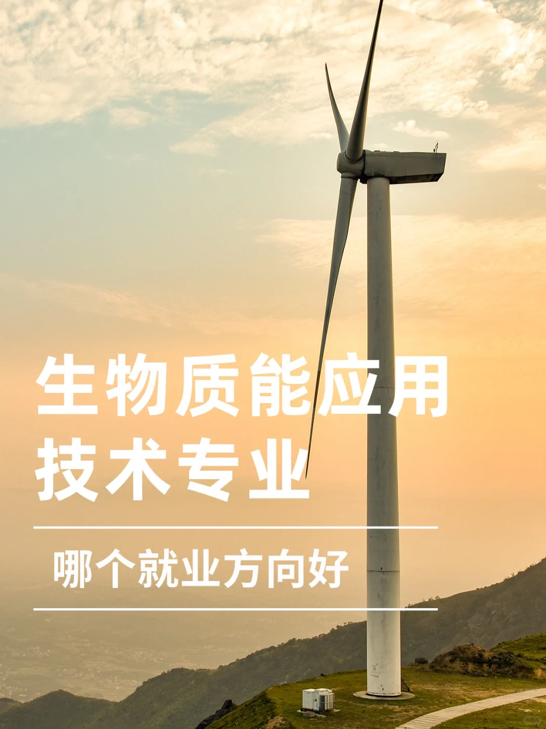 生物质能应用技术专业哪个就业方向好