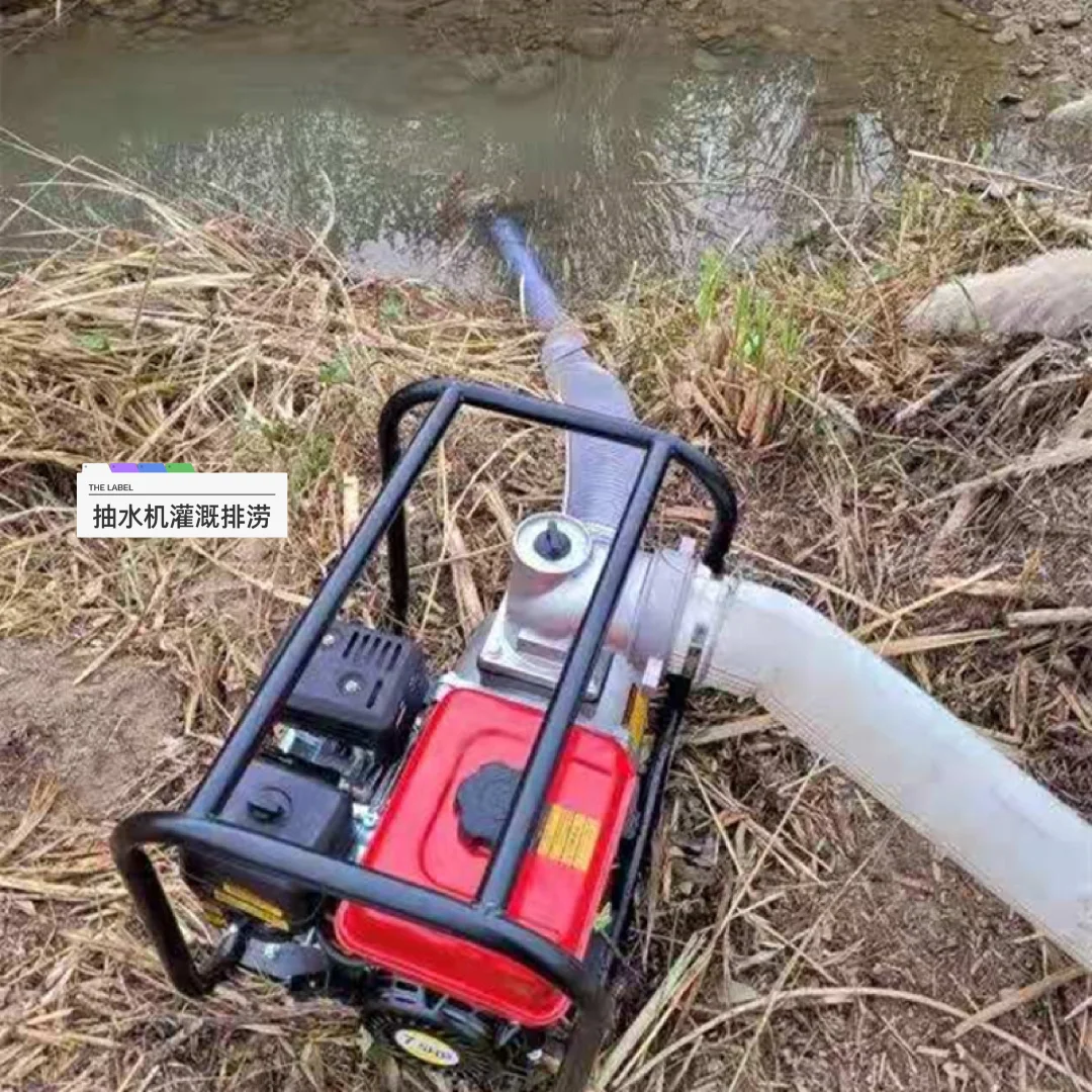 农田菜园灌溉汽油抽水机排涝