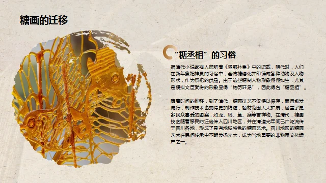 糖画❗️非遗糖画介绍ppt成品课件