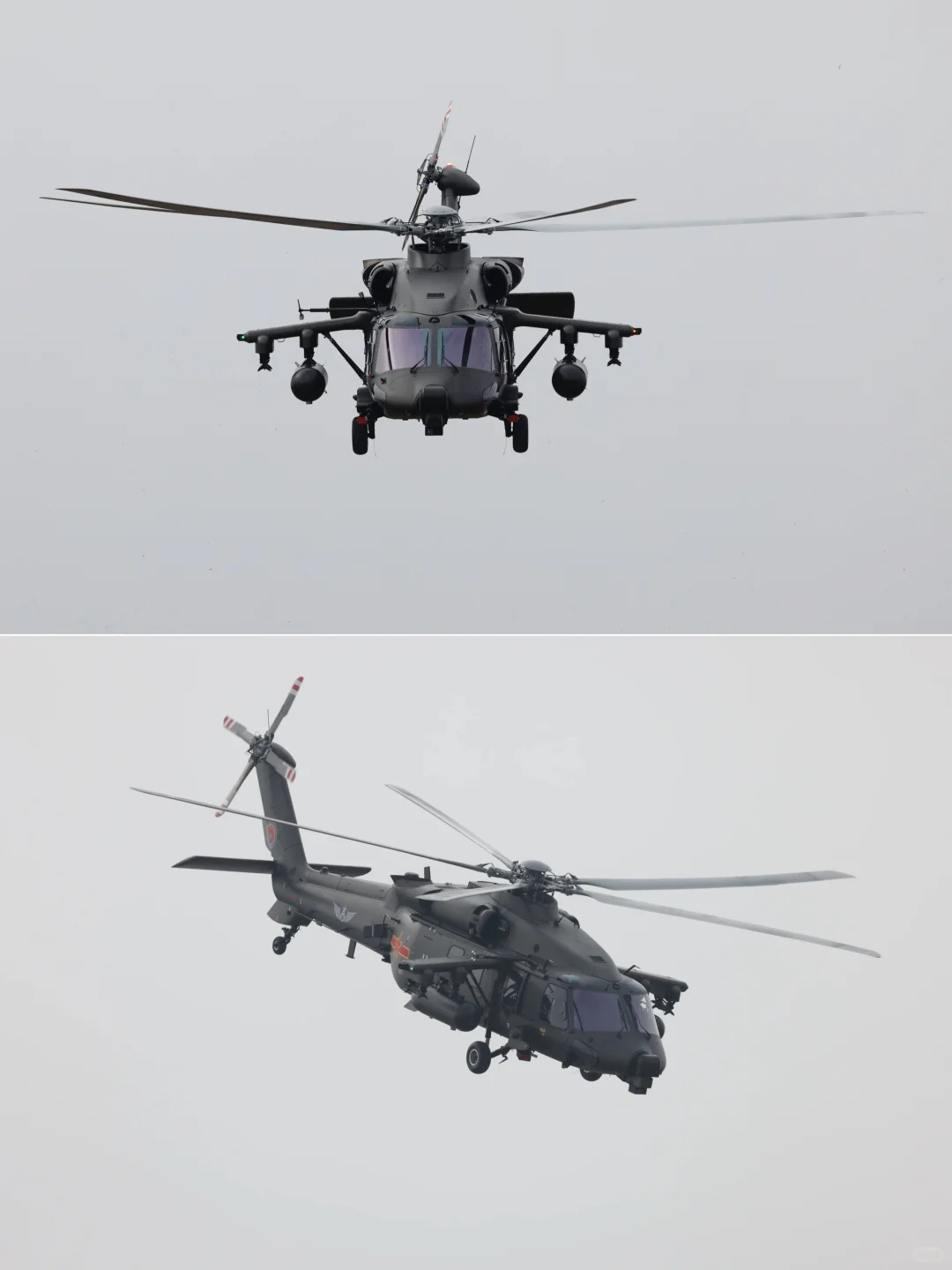 这不是鹰酱,中国直-20J和直-20T突击直升机