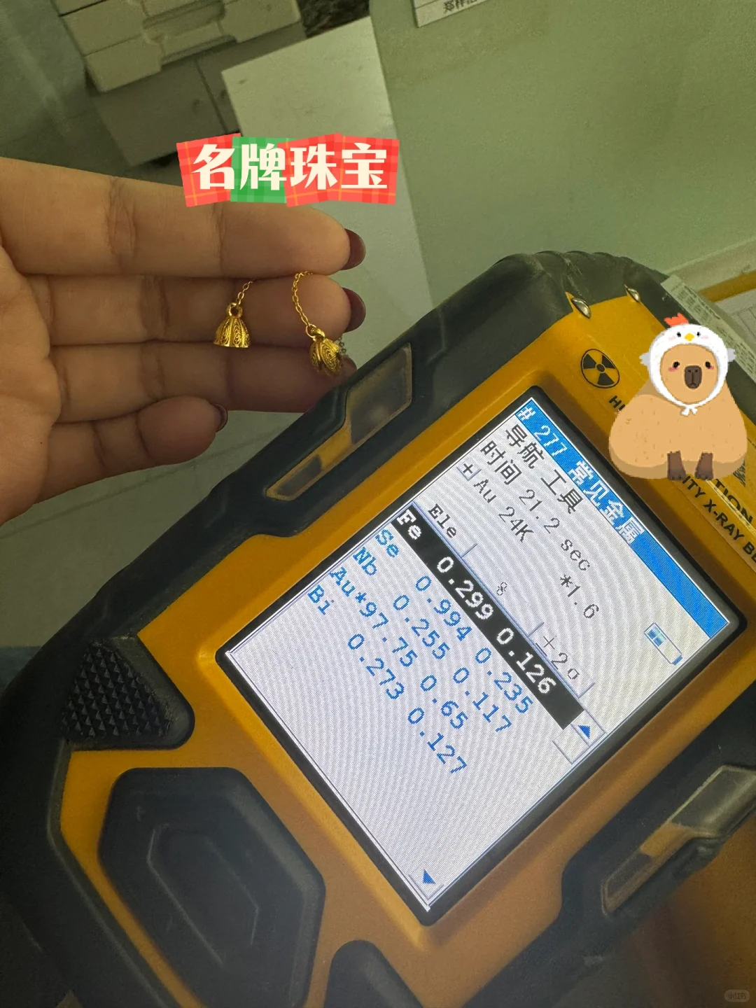 抱一丝，黄金检测来了