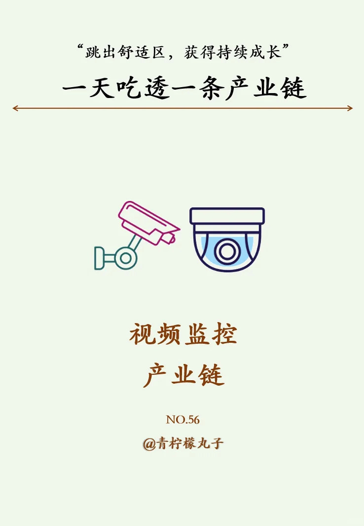 一天吃透一条产业链：No 56 视频监控