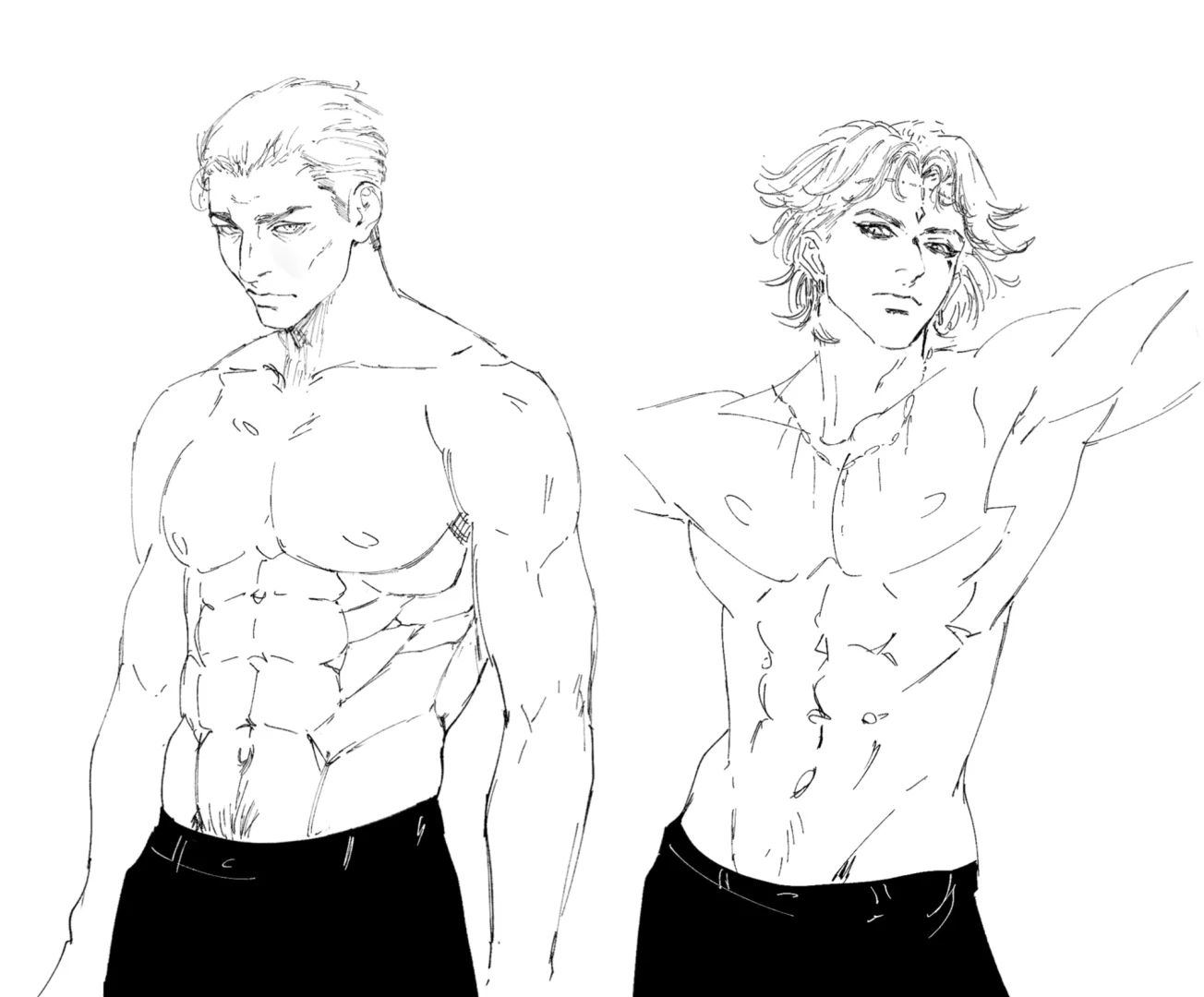 Side abs reference ?侧腹肌群参考