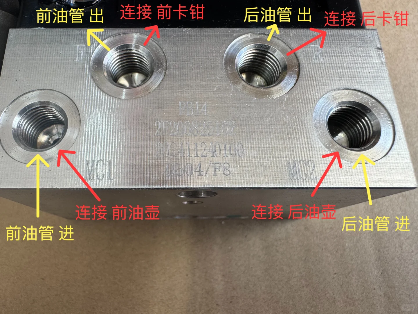 极核AE5ipro ABS泵油管接法