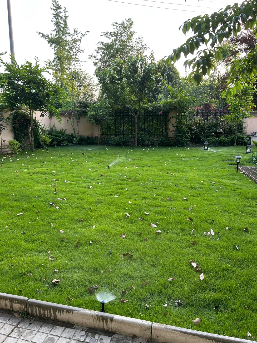 草坪的灌溉系统踩坑