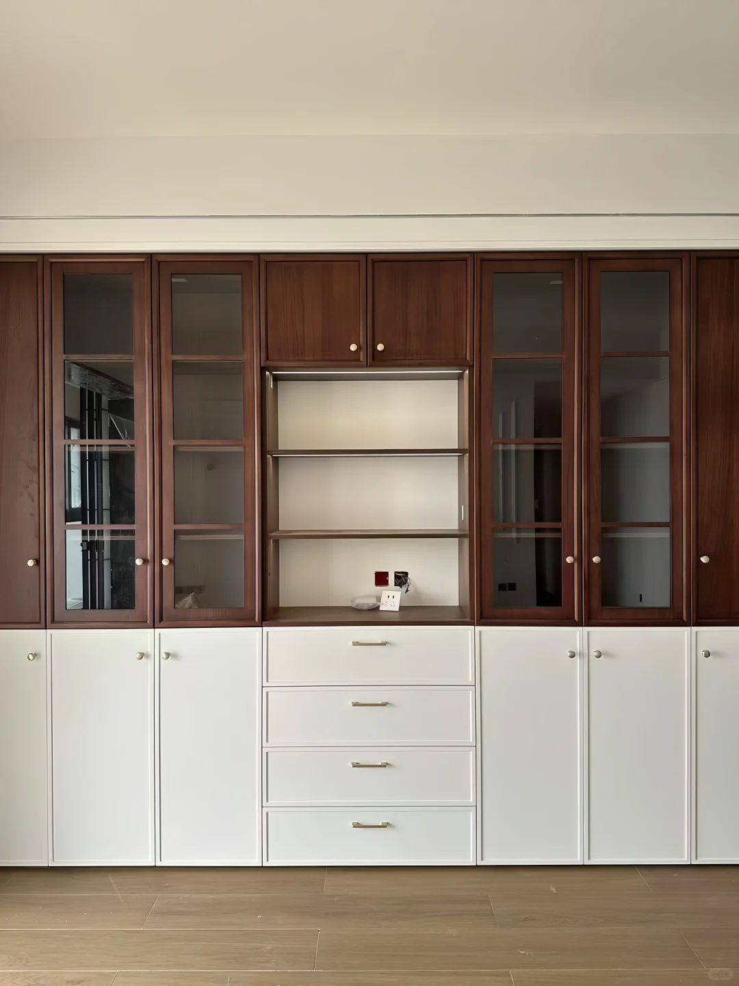 我家的中古风整墙柜?好用到不想换房