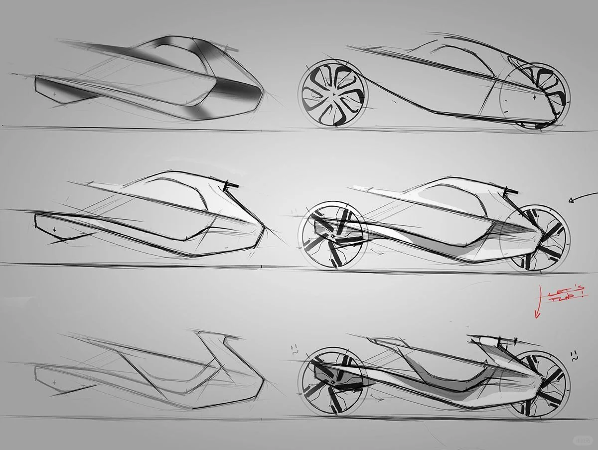 手绘干货｜交通工具手绘素材分享（上）
