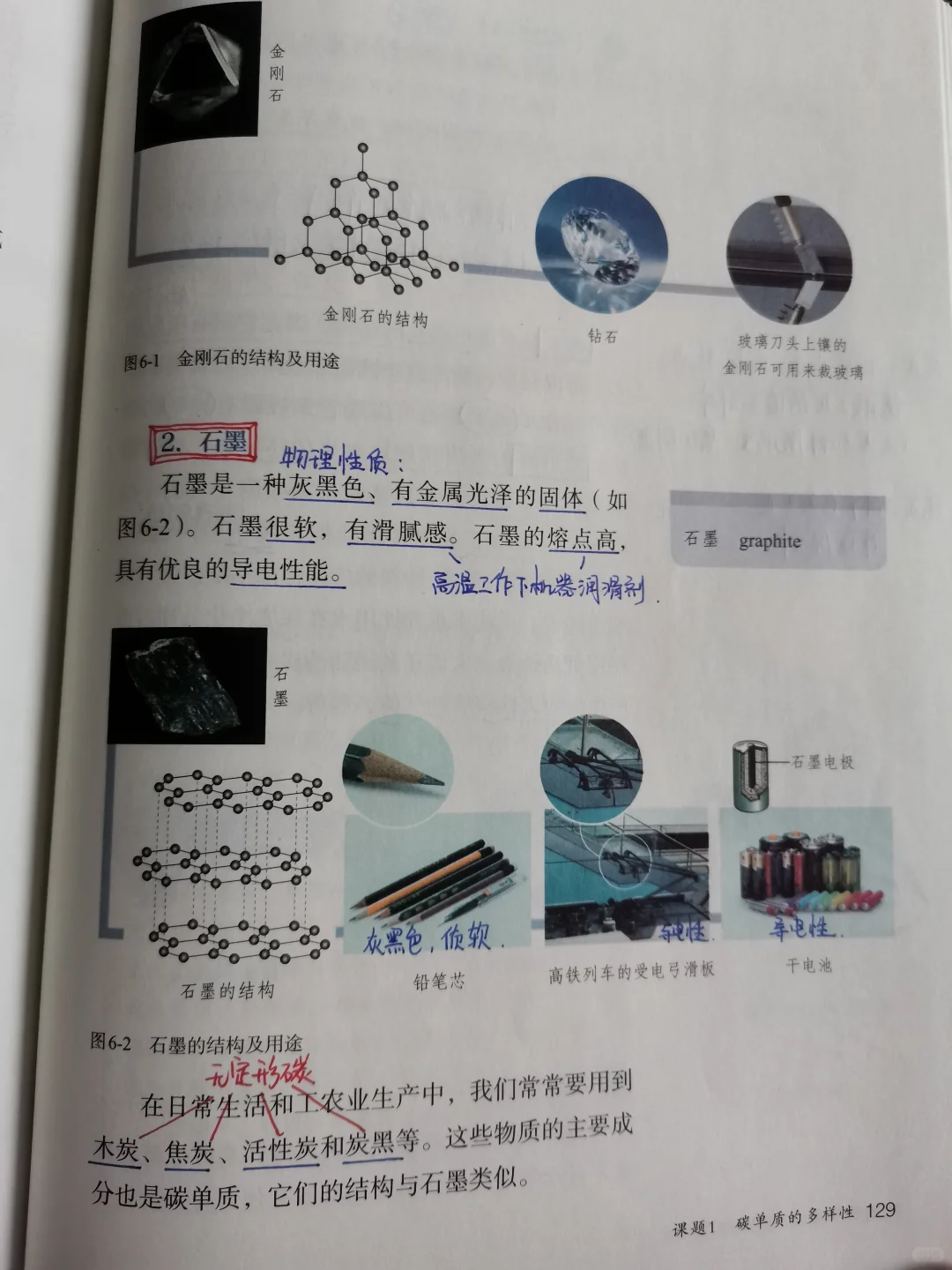 九年新版化学手写备课笔记