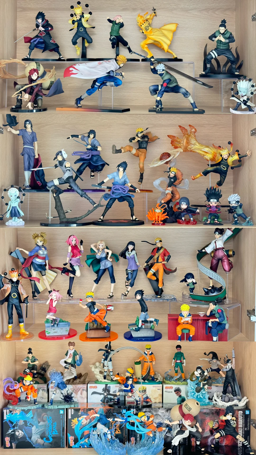 摆在一起舒服了