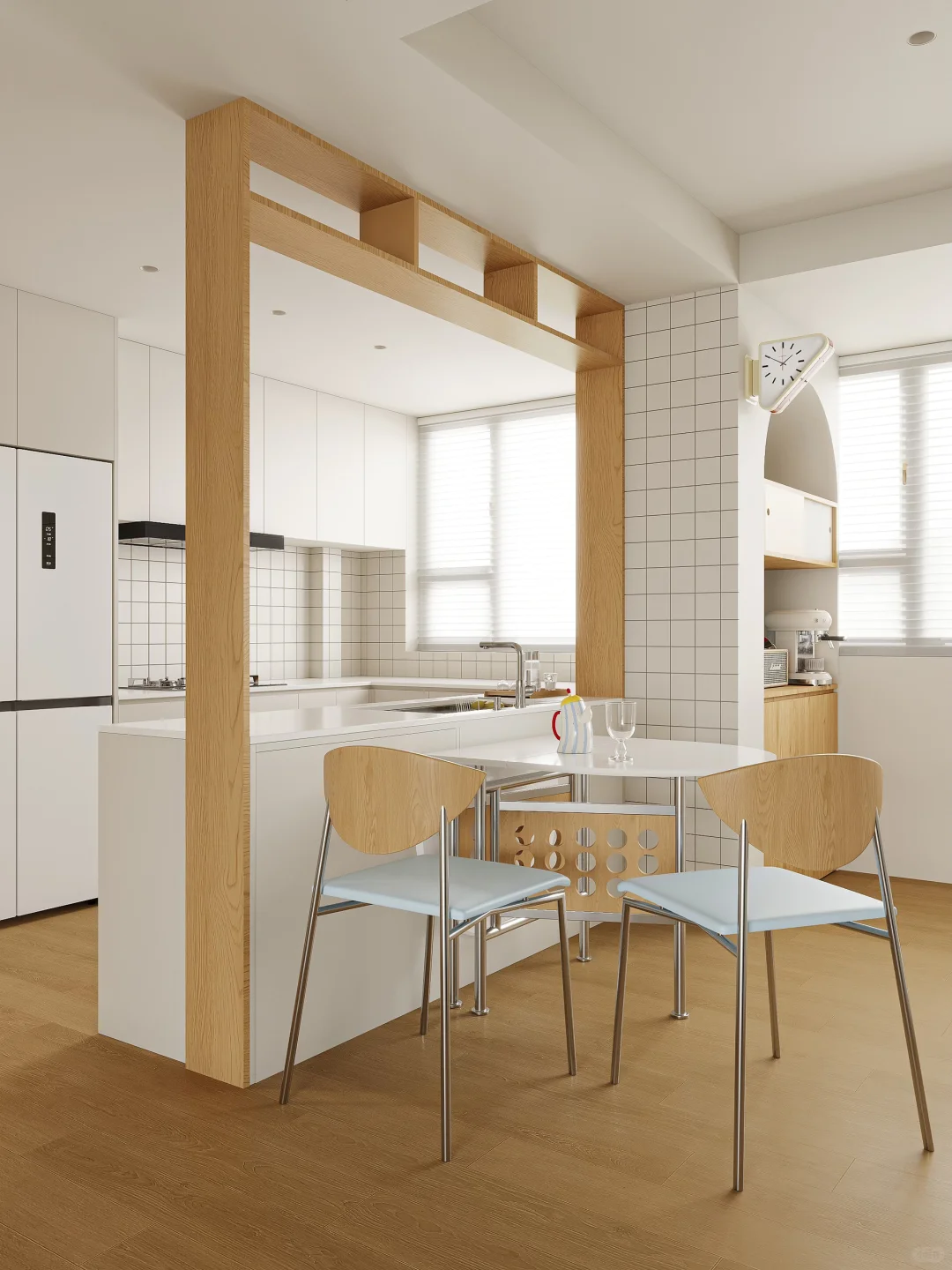 水槽下空间改造｜翻斗柜➕隐藏推车收纳力拉?