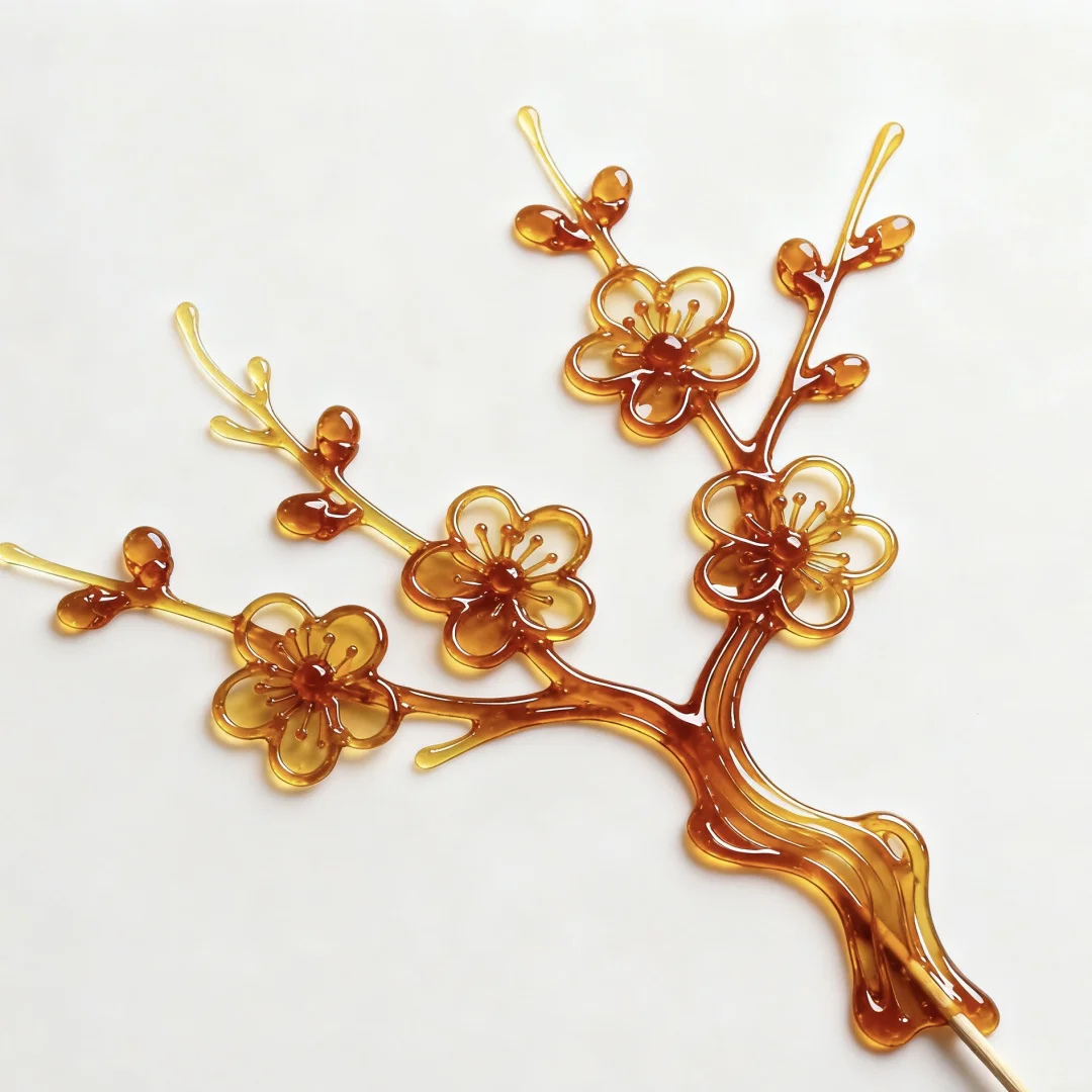 糖画师傅手一抖，开出花了！