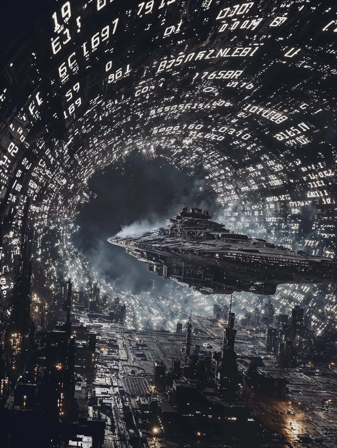 UFO外星舰队降临？城市秒变科幻片场