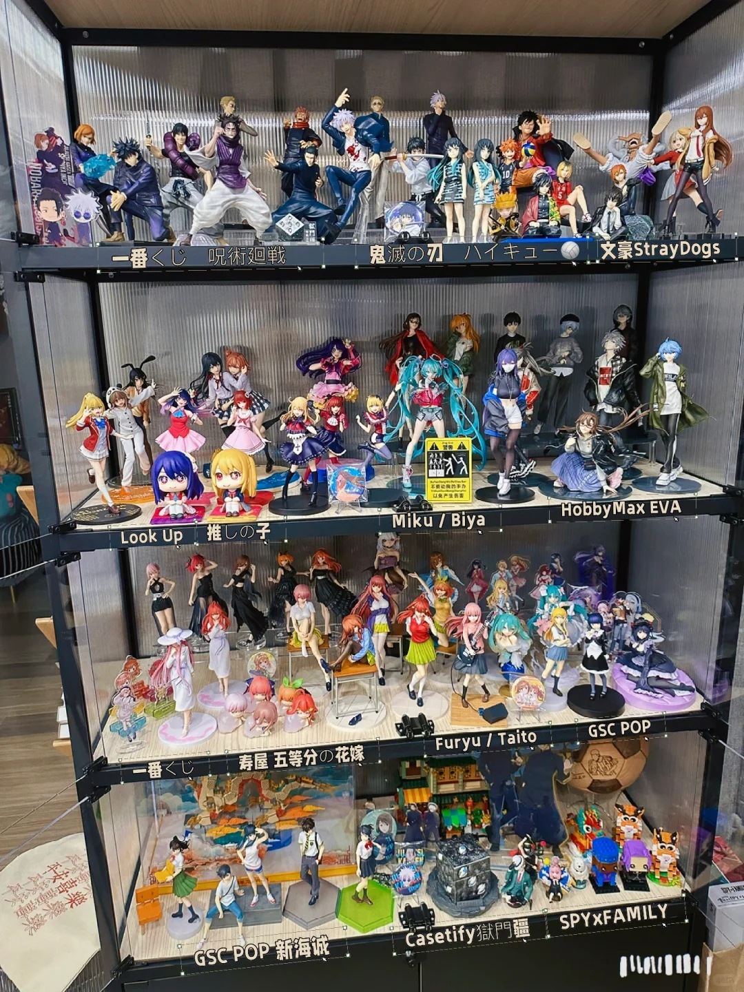 「日漫爱好者」分享一下入坑两年收藏的手办