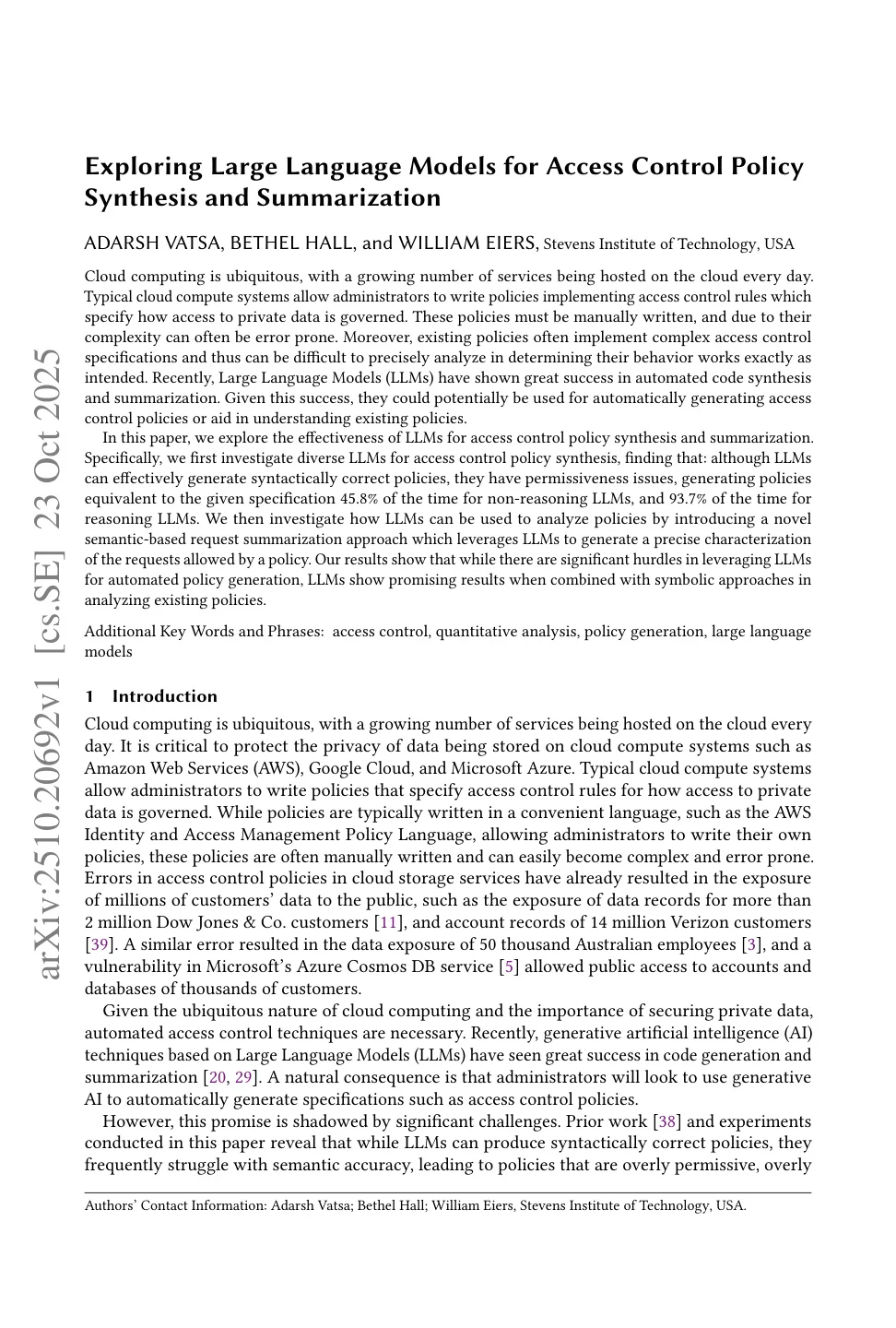 LLM搞定访问控制策略生成