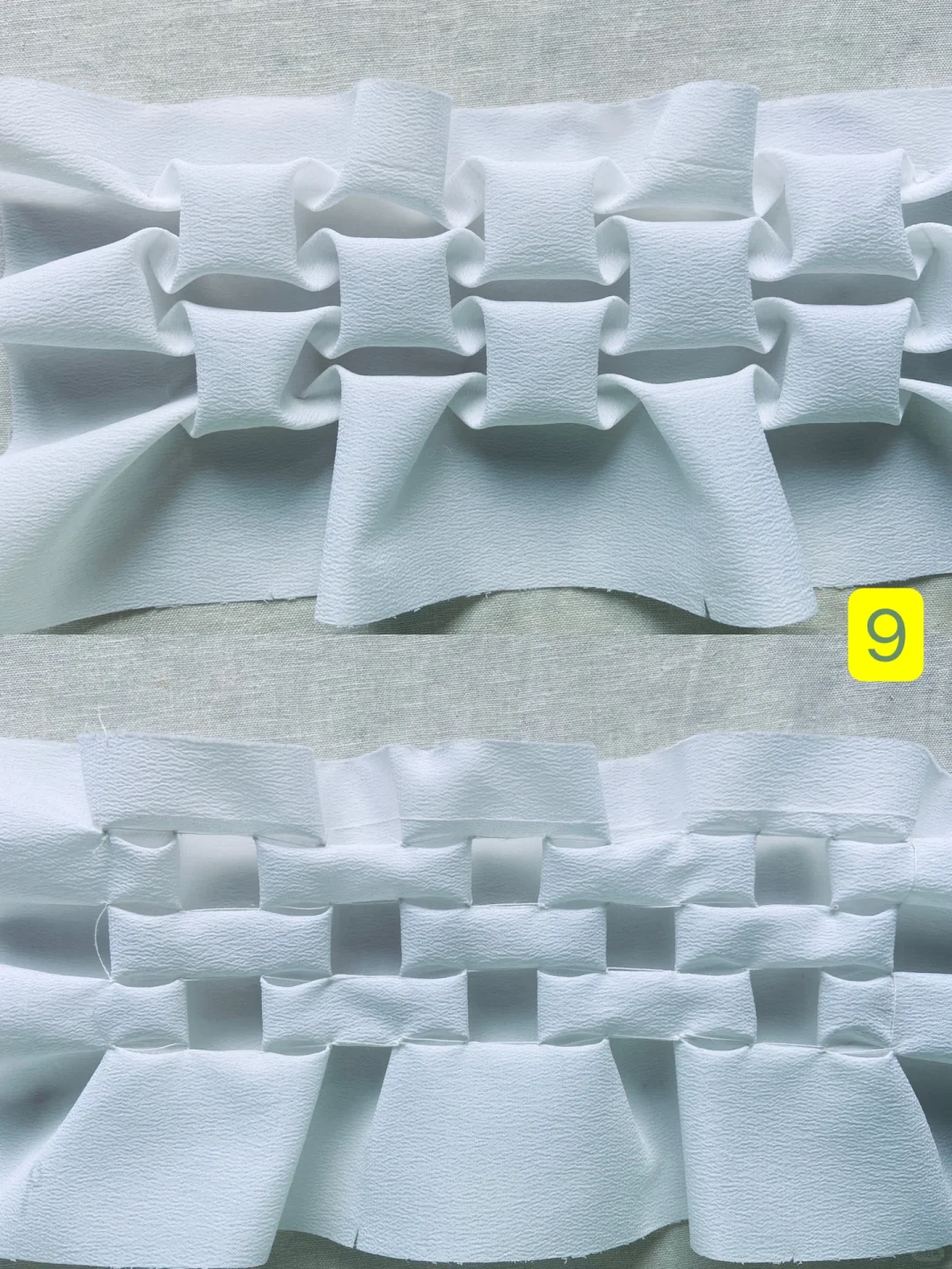 面料再造系列～肌理褶皱（6～10）总结