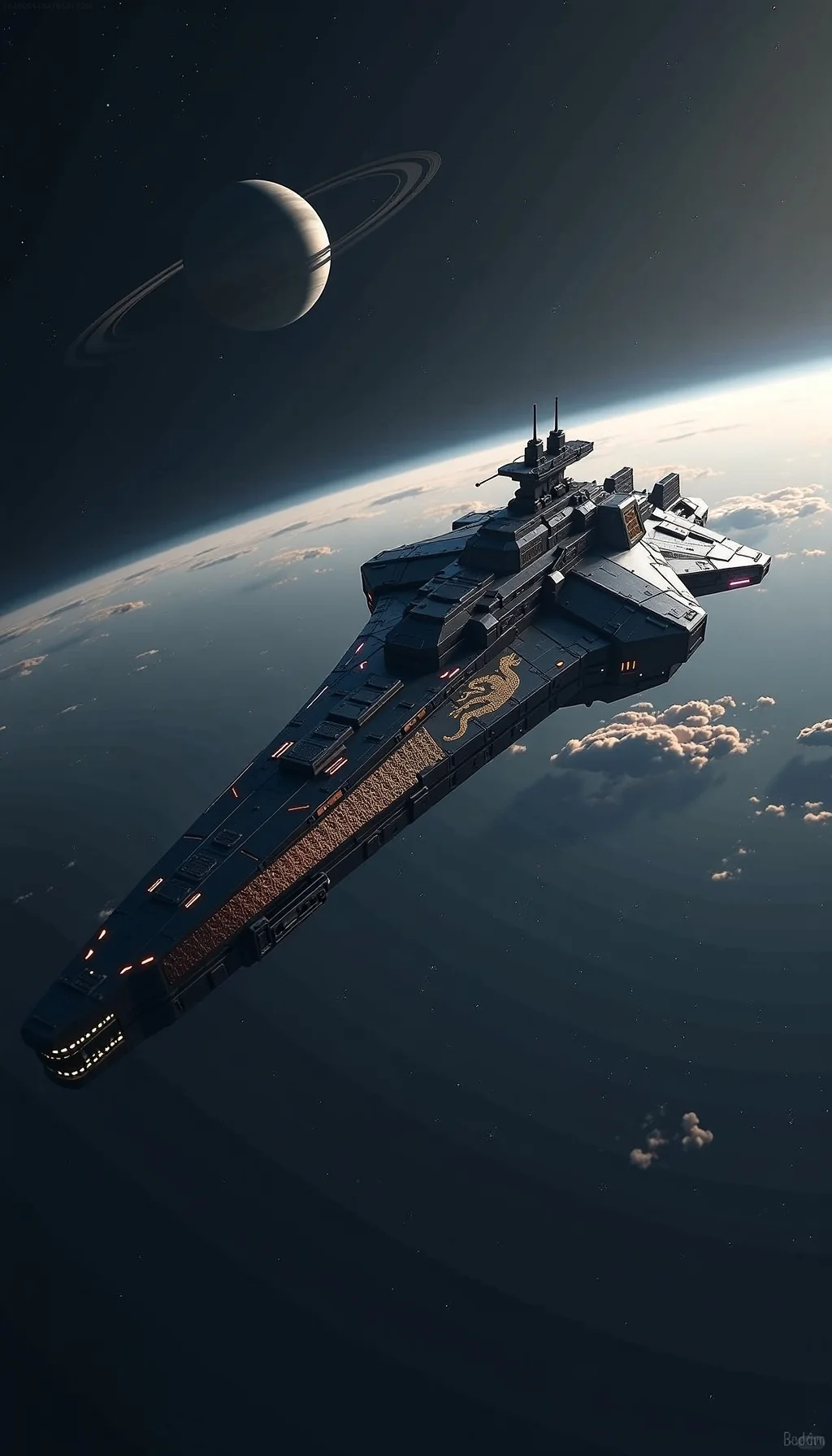 各种式样的太空飞船