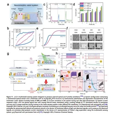 用于可穿戴近集成功能的柔性神经形态器件