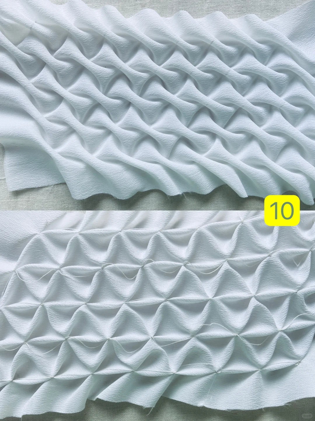 面料再造系列～肌理褶皱（6～10）总结