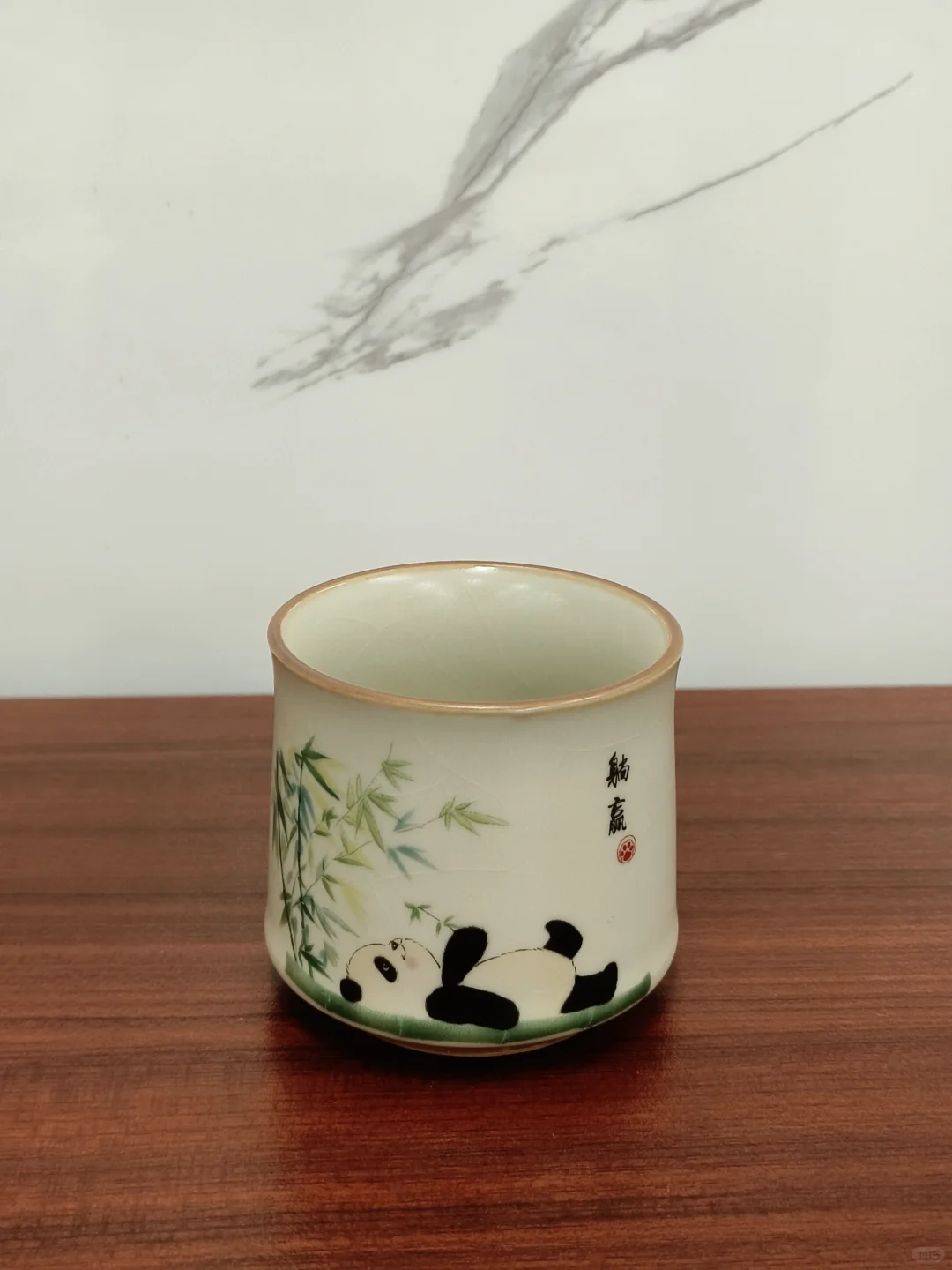 铁瓷们!这个熊猫茶杯怎么领?