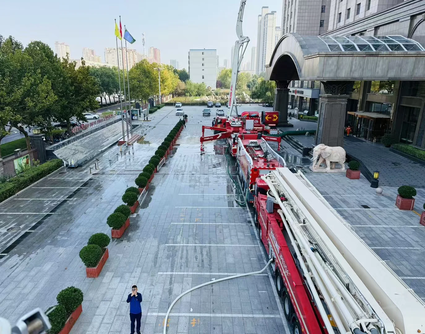 消防宣传月启动仪式