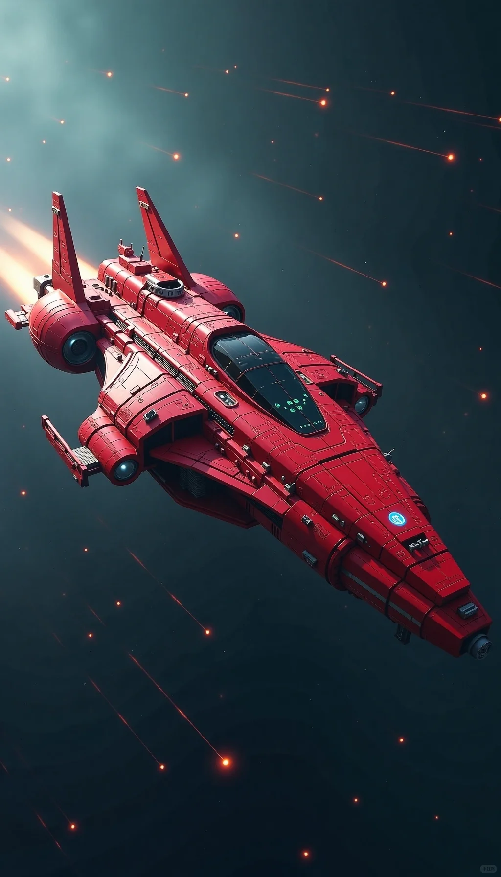 各种式样的太空飞船