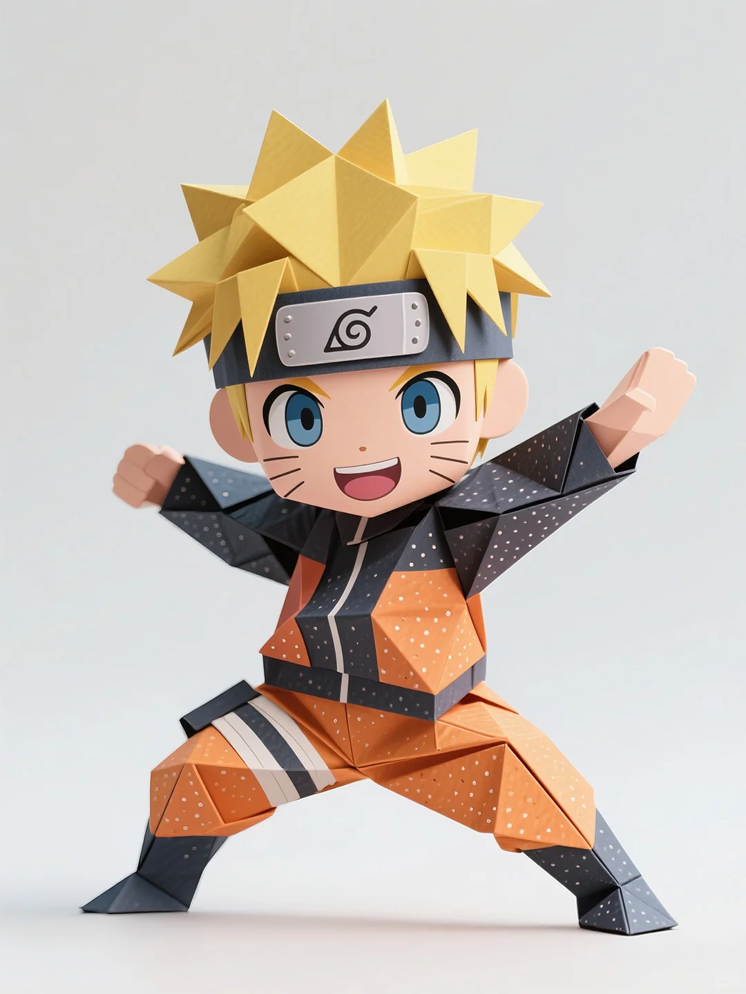 一些折纸风格的动漫人物丨AI绘画丨30集