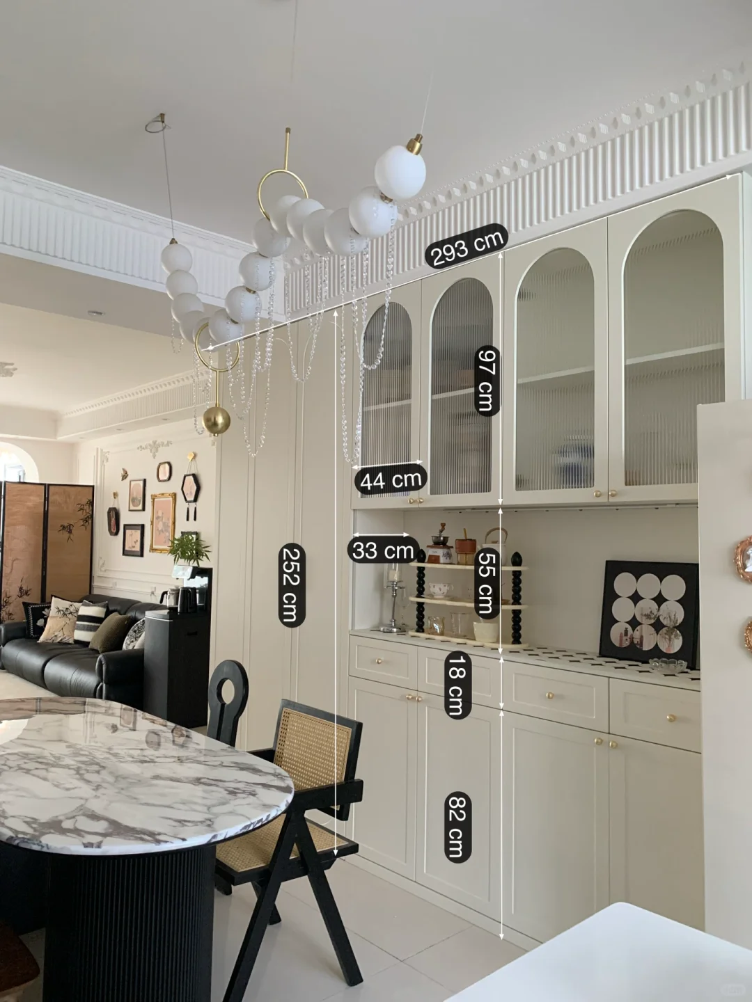 被邻居夸爆的法式餐边柜！设计细节一次说清