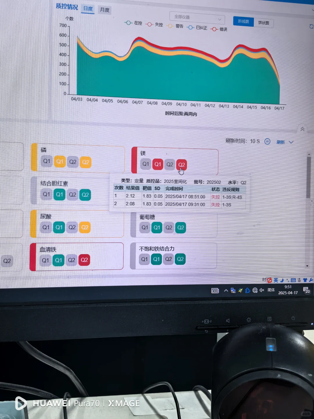 4.17 生化单机+血气分析
