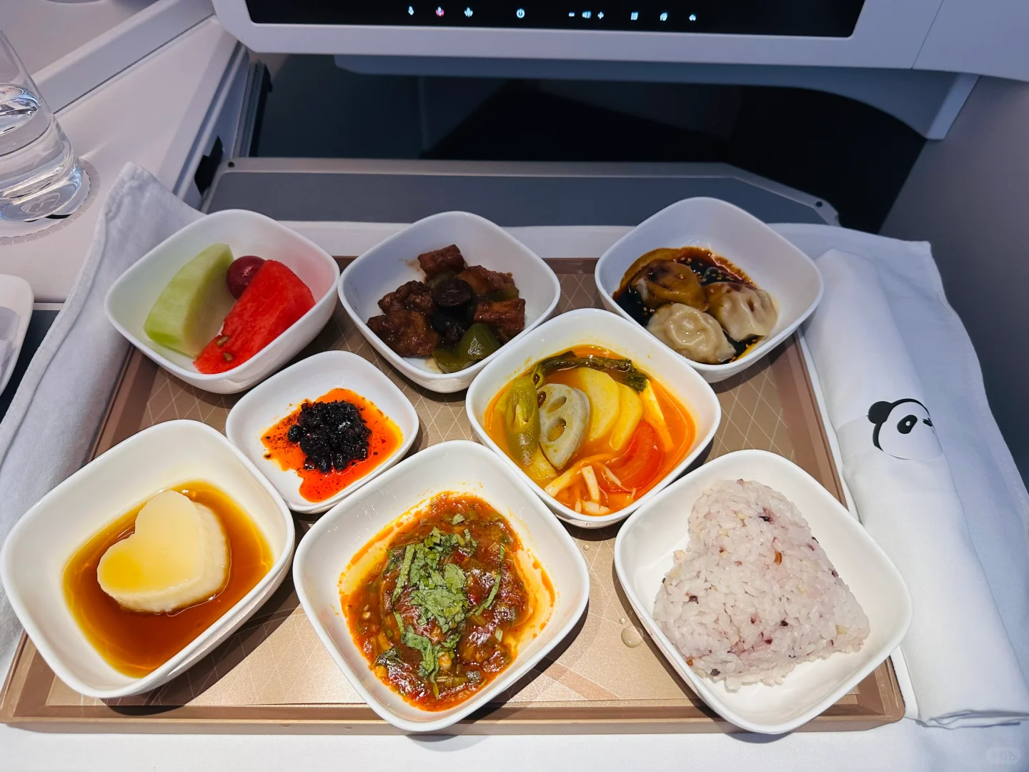 四川航空熊猫小飞侠 A350公务舱体验?️