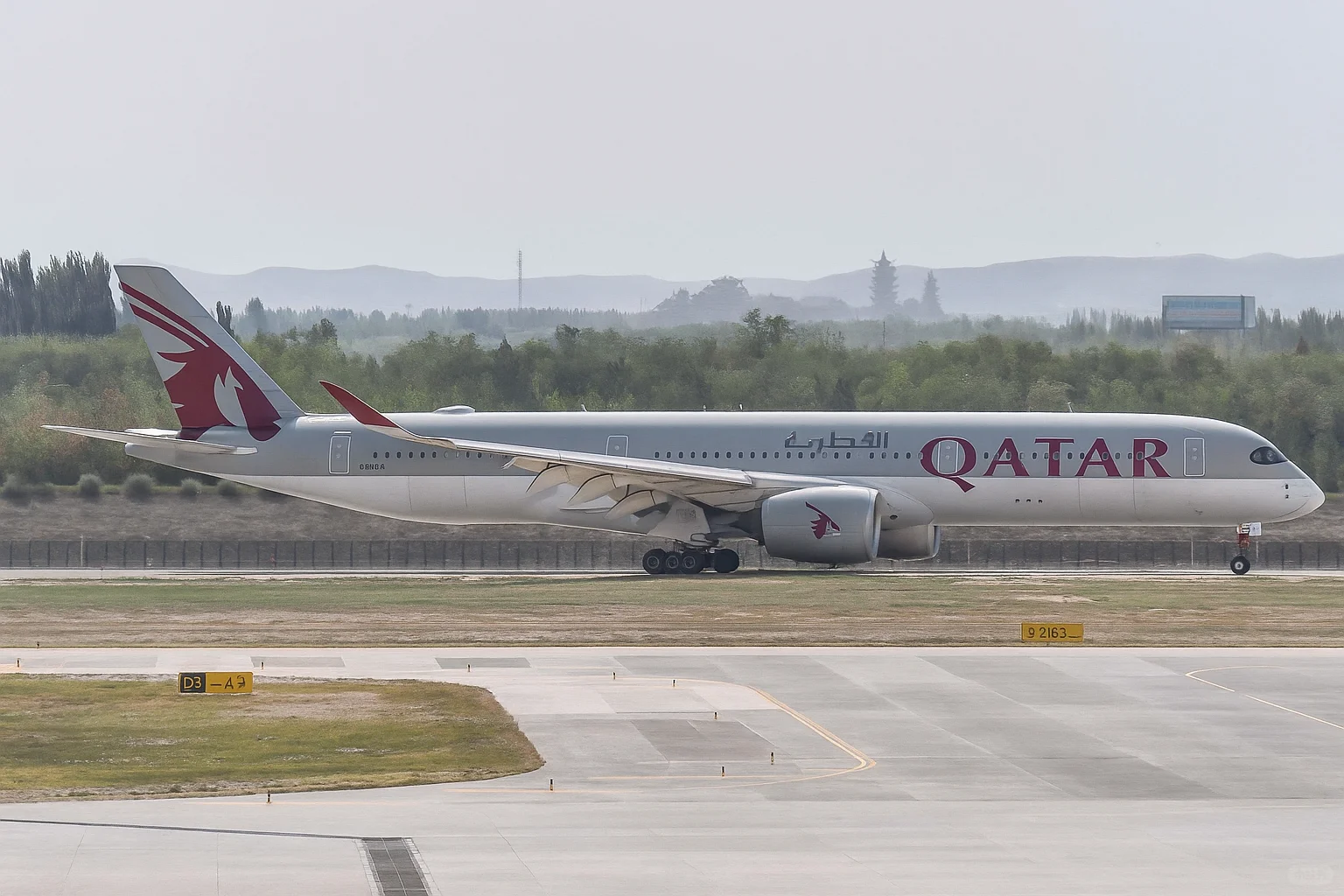 银川河东机场高光时刻,宽体机云集