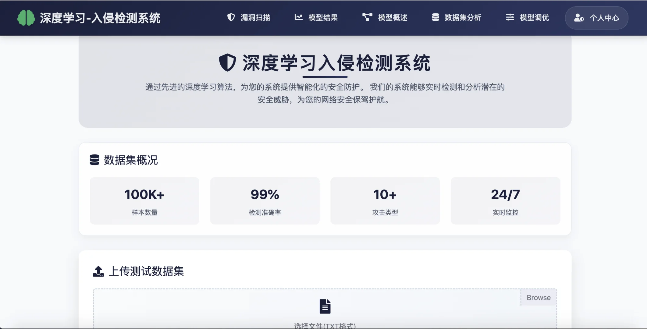 基于深度学习的入侵检测系统(源码+lw)