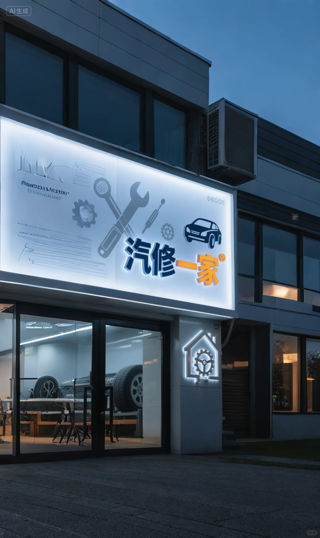 ?超吸睛汽修店门头,顾客看了都想进!