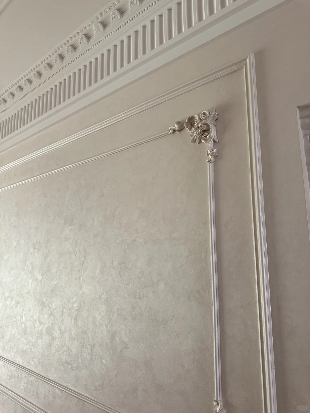 被几万人看过的艺术漆来了～我家的法式墙面！