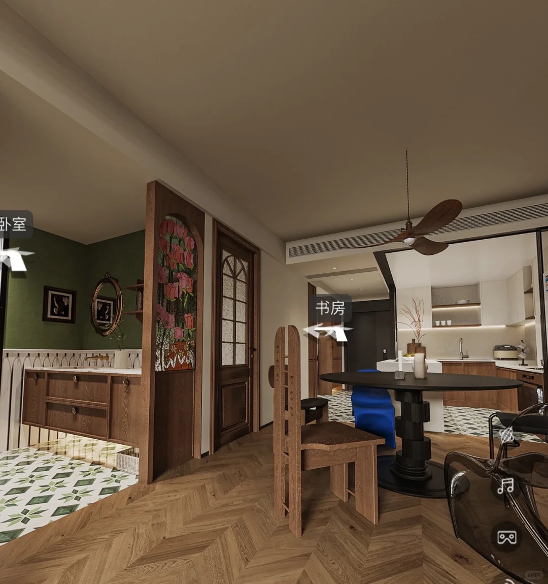 先看看你们美丽的屏风玻璃?（图五效果图）