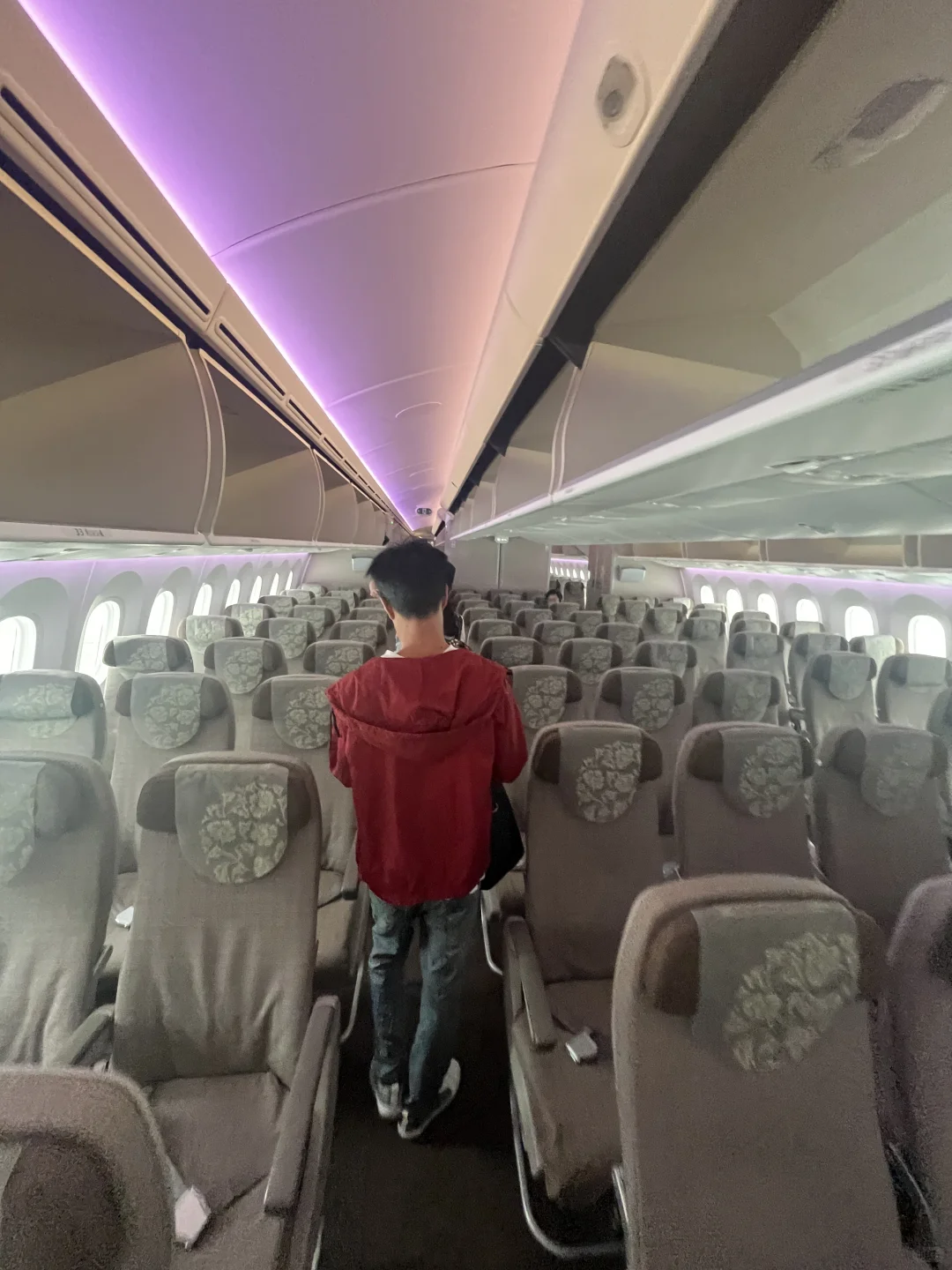 第一次坐上海航空·波音787宽体机