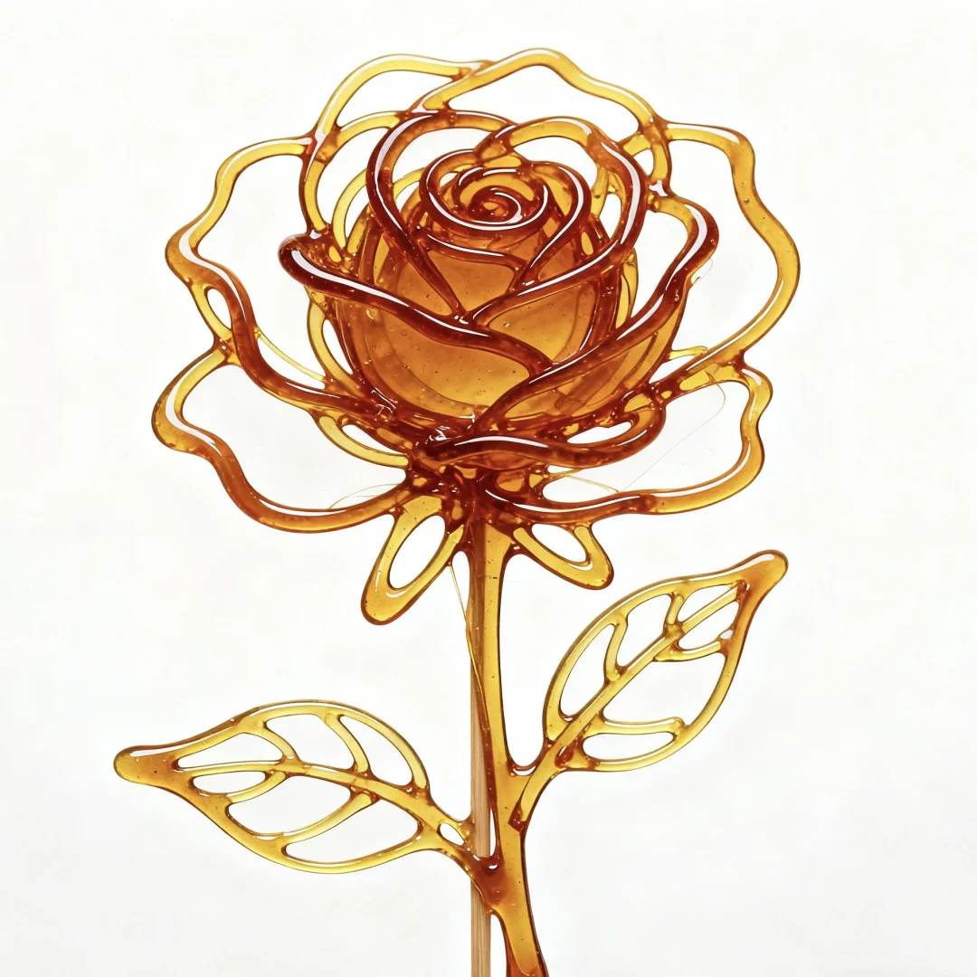 糖画师傅手一抖，开出花了！