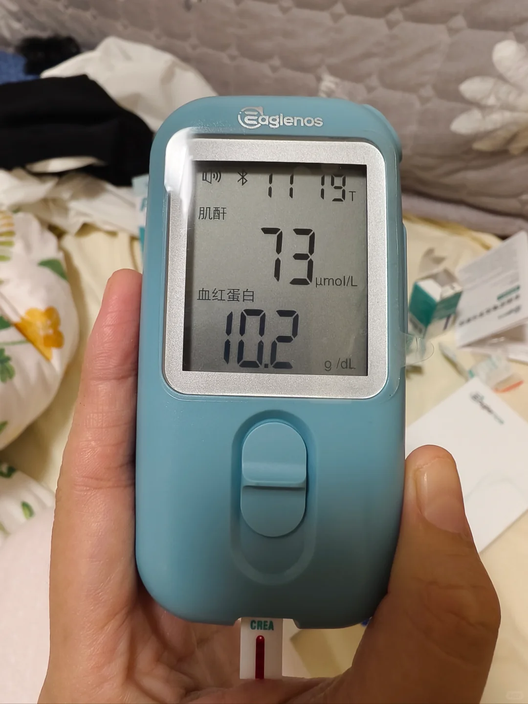 焦虑的后果：买个了测试肌酐的检测仪