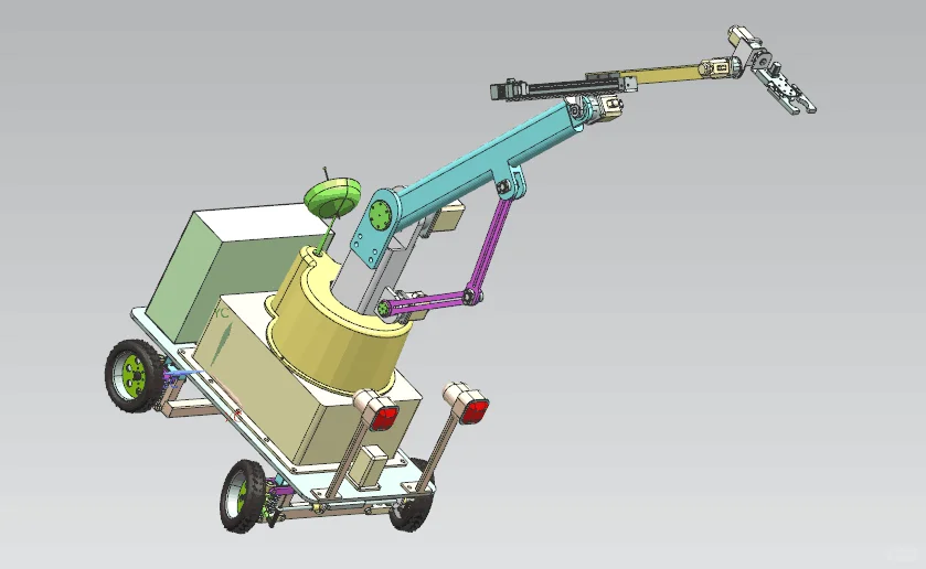 采摘机的传动系统设计图纸