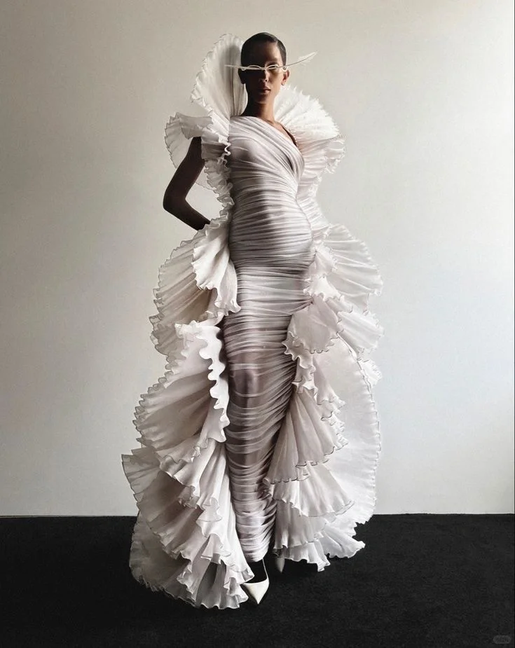 面料改造｜褶皱篇｜抽褶｜仿生｜灵感