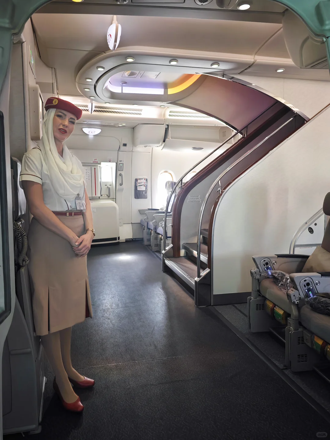 幸运再次乘坐全球最大宽体客机A380