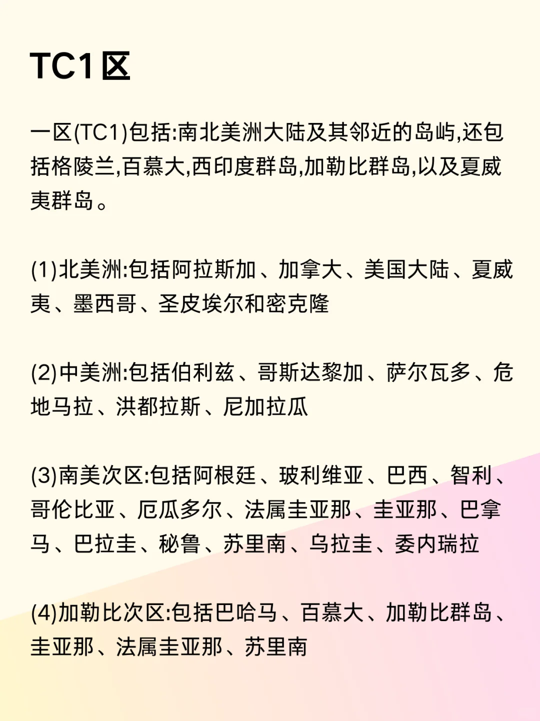 航空运输规划分区