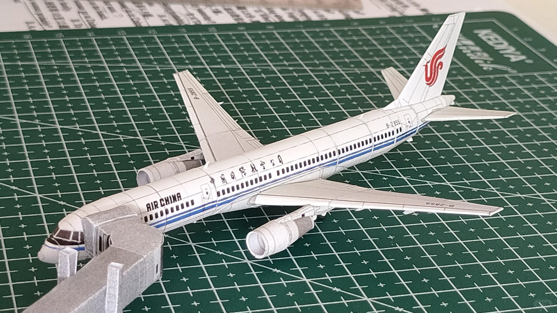 【纸模】国航757-200，B-2855